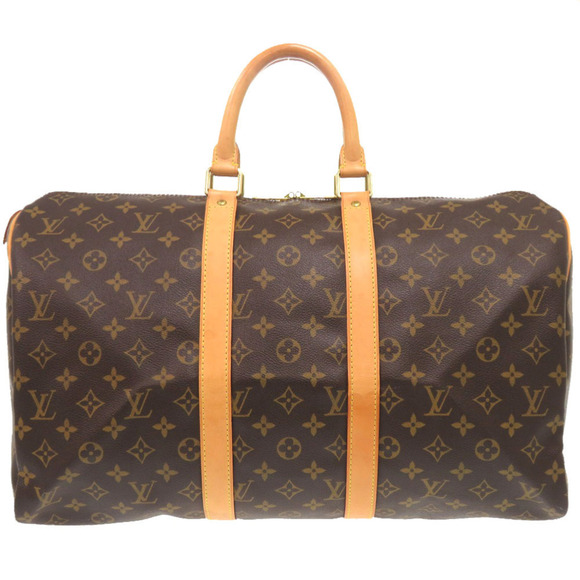 LOUIS VUITTON Brown Monogram Keepall 45 Boston Bag - Picture 1 of 10